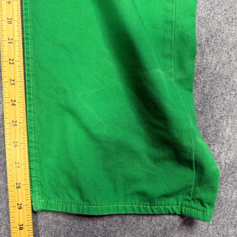 Polo Ralph Lauren Hampton Straight Green Canvas Pants Mens 44Bx29 Kelly Green